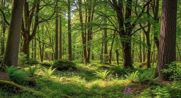 Tuhonkestävä metsä. Lajirikas metsä, joka osoittaa joustavuutta ja sopeutuvuutta.